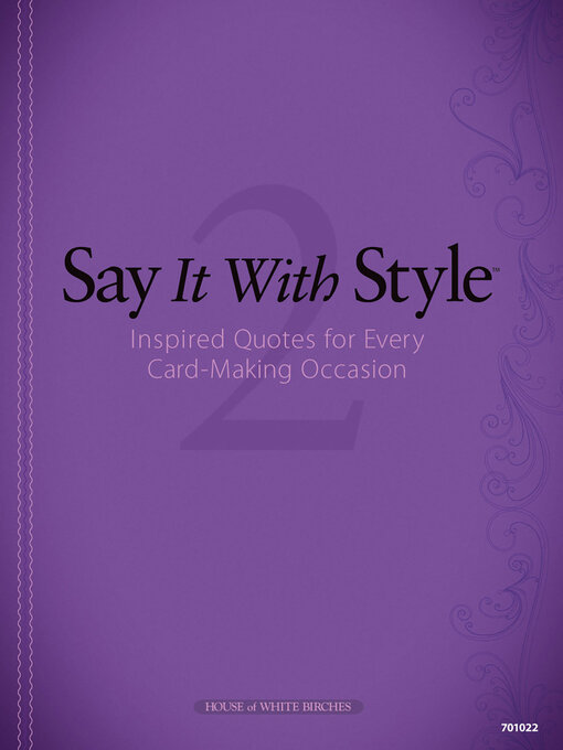 Title details for Say It with Style 2 by Annie's - Available